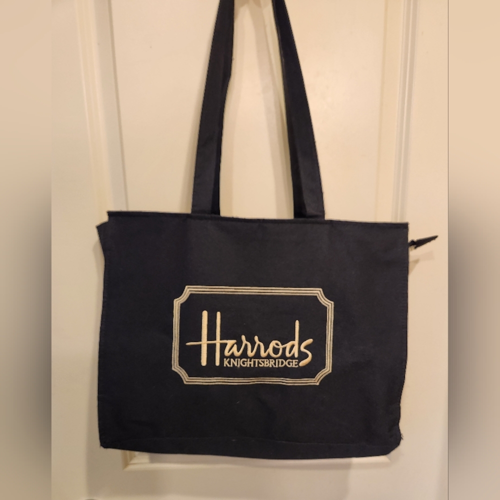 Harrods Black Tote Bag